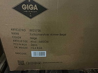 Gigameubel aimee 8823728 eetkamerstoel (6x) - afbeelding 6 van  6