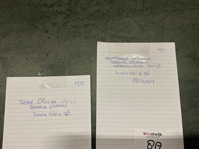 Gigameubel alicia eetkamertafel 240cm - afbeelding 5 van  5