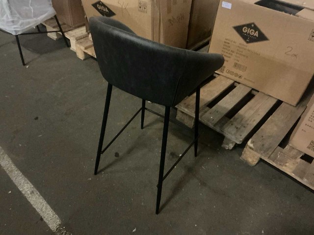 Gigameubel amira black 8820426 barstoel (2x) - afbeelding 4 van  5