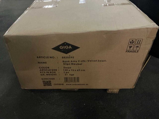 Gigameubel amy bank 2zits - afbeelding 5 van  5