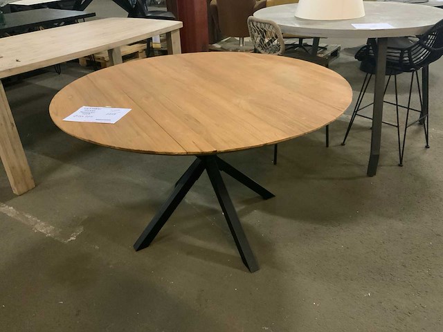 Gigameubel askia eetkamertafel 130cm rond - afbeelding 1 van  6