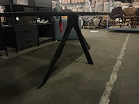 Gigameubel batti eetkamertafel 200cm zwart - afbeelding 8 van  8