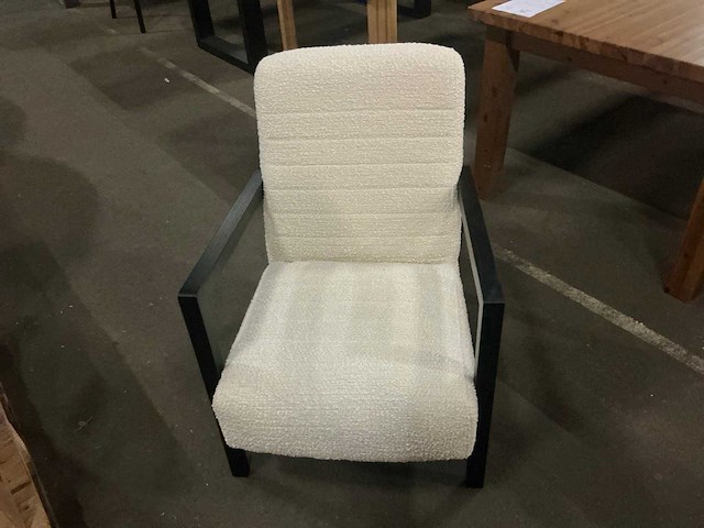 Gigameubel boucle beige fauteuil - afbeelding 3 van  5