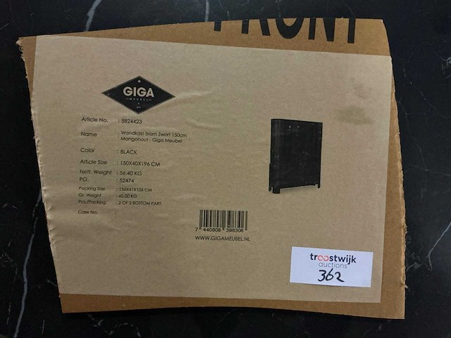 Gigameubel bram vitrinekast - afbeelding 4 van  5