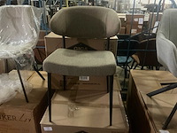 Gigameubel charlotta brown 8823638 eetkamerstoel (6x) - afbeelding 2 van  4