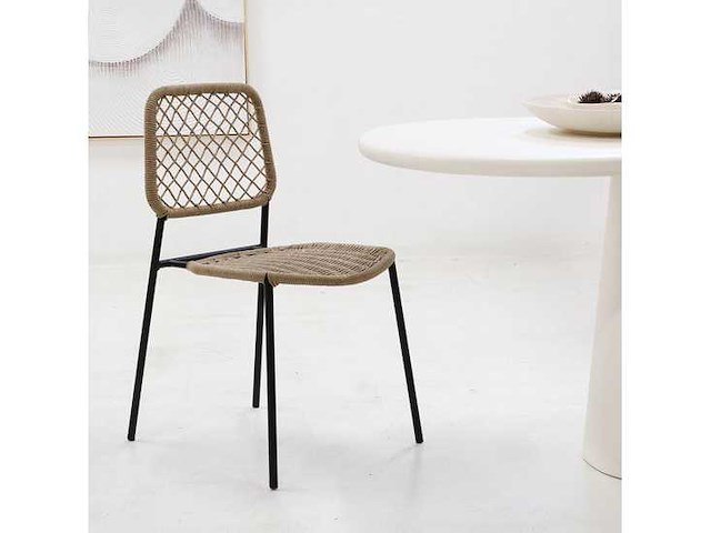 Gigameubel elie nope 8823711 eetkamerstoel (6x) - afbeelding 4 van  5