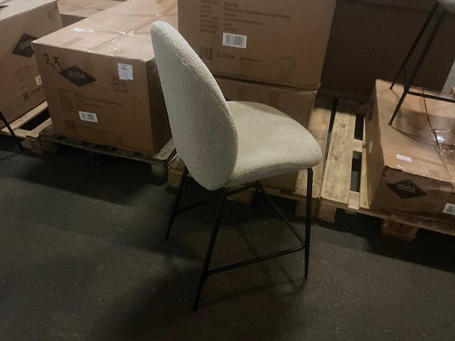 Gigameubel elie rope natural 8823738 barkruk (4x) - afbeelding 4 van  5