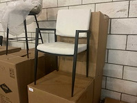 Gigameubel elin beige eetkamerstoel (6x) - afbeelding 1 van  5