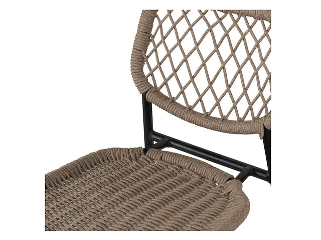 Gigameubel elle rope naturel 8823738 barkruk (4x) - afbeelding 5 van  6