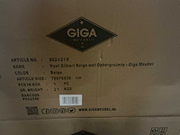 Gigameubel gilbert beige met opbergruimte 8824219 poef - afbeelding 4 van  4