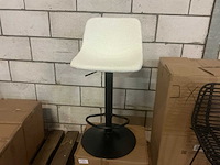 Gigameubel hugo bouclé beige verstelbaar 8823695 barkruk (4x) - afbeelding 2 van  5