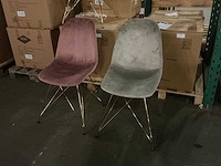 Gigameubel jamie luxe eetkamerstoel (4x)