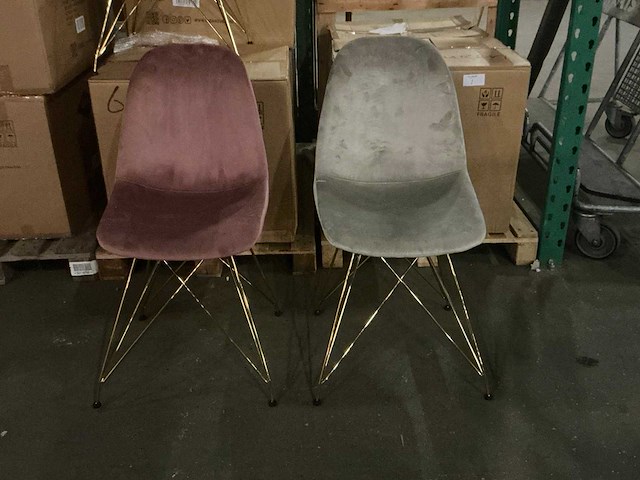 Gigameubel jamie luxe eetkamerstoel (4x) - afbeelding 2 van  7