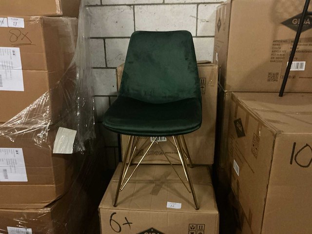 Gigameubel jamie luxe eetkamerstoel (6x) - afbeelding 2 van  5