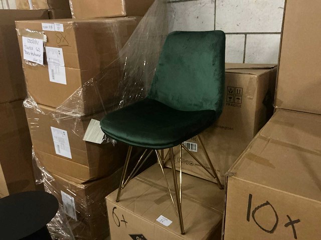 Gigameubel jamie luxe eetkamerstoel (6x) - afbeelding 3 van  5