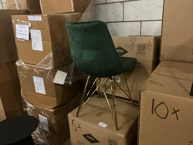 Gigameubel jamie luxe eetkamerstoel (6x) - afbeelding 4 van  5