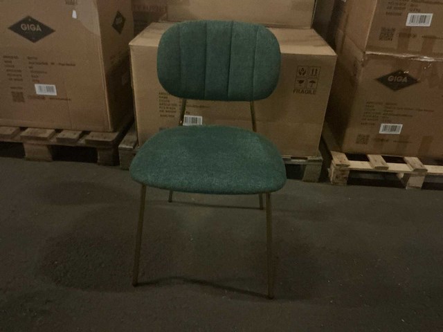 Gigameubel jin luxe groen 8823095 eetkamerstoel (6x) - afbeelding 2 van  5