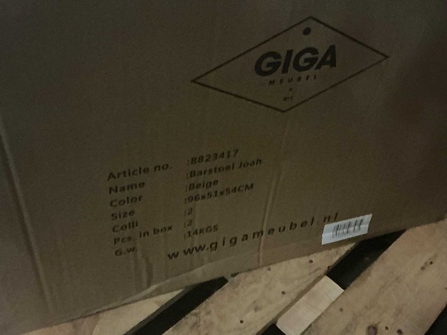 Gigameubel joah 8823417 barstoel (2x) - afbeelding 6 van  6