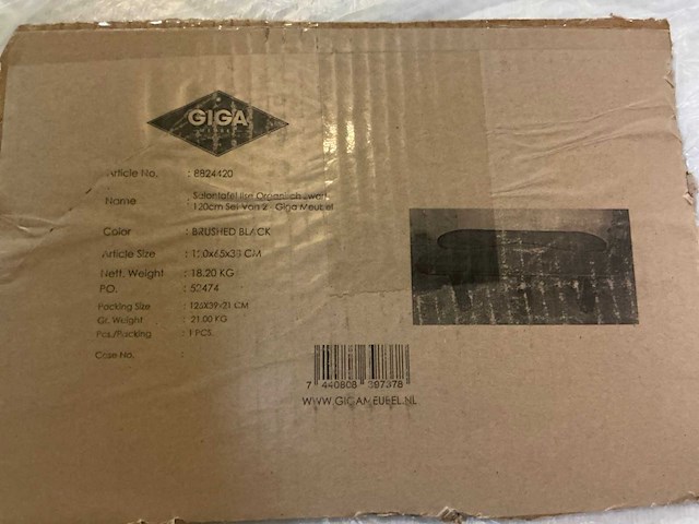 Gigameubel lise organisch salontafel 1 set - afbeelding 7 van  7