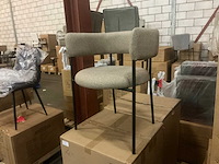 Gigameubel malene taupe 8823642 eetkamerstoel (4x) - afbeelding 3 van  5