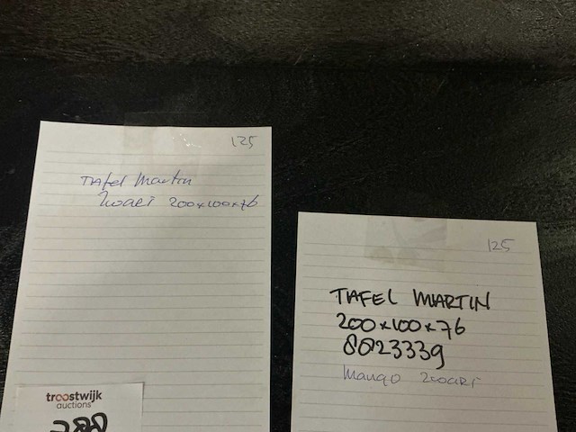 Gigameubel martin (8823339) eetkamertafel 200cm - afbeelding 4 van  4