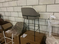 Gigameubel maxime taupe 8823702 barkruk (3x) - afbeelding 5 van  6