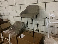 Gigameubel maxime taupe 8823702 barkruk (3x) - afbeelding 1 van  6