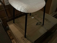 Gigameubel melanie boucle beige 8823843 eetkamerstoel (6x) - afbeelding 4 van  8