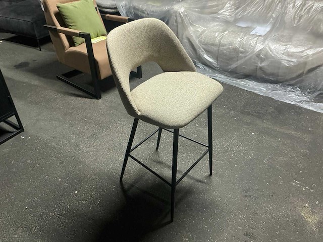 Gigameubel nisa taupe 8823669 barkruk (2x) - afbeelding 3 van  6