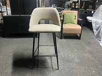 Gigameubel nisa taupe 8823669 barkruk (2x) - afbeelding 5 van  6