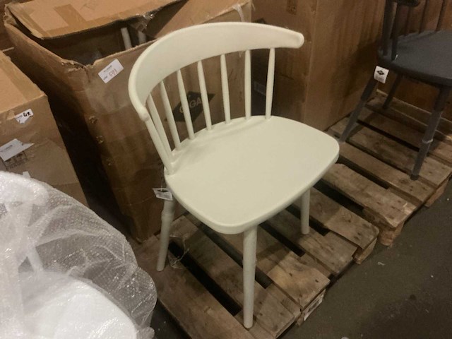 Gigameubel noordwijk 8823732 taupe eetkamerstoel (4x) - afbeelding 3 van  4