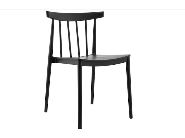 Gigameubel noordwijk 8823733 zwart eetkamerstoel (16x) - afbeelding 2 van  5