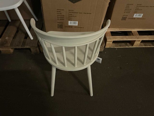 Gigameubel noordwijk eetkamerstoel (4x) - afbeelding 3 van  4