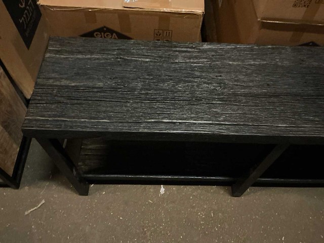 Gigameubel pure black tv meubel - afbeelding 2 van  4