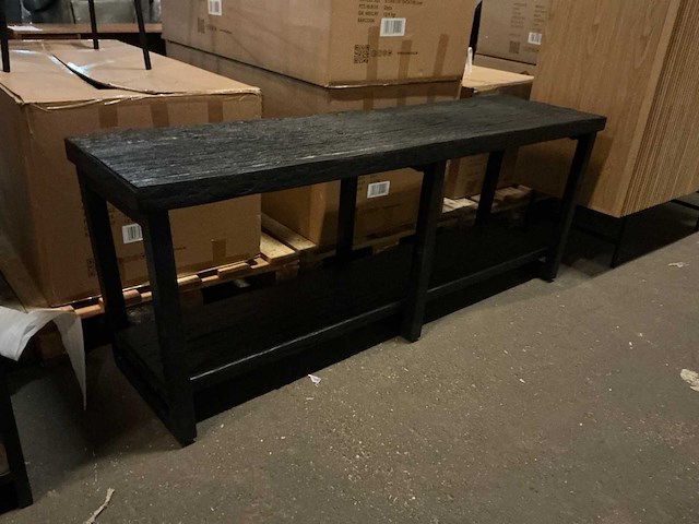 Gigameubel pure black tv meubel - afbeelding 1 van  4