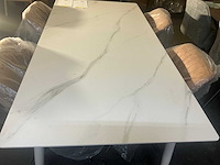 Gigameubel senne ceramic taupe 8824118 eetkamertafel 180cm - afbeelding 3 van  6