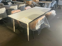 Gigameubel senne ceramic taupe 8824118 eetkamertafel 180cm - afbeelding 4 van  6