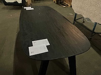 Gigameubel sensi deens ovaal eetkamertafel 170cm - afbeelding 2 van  5