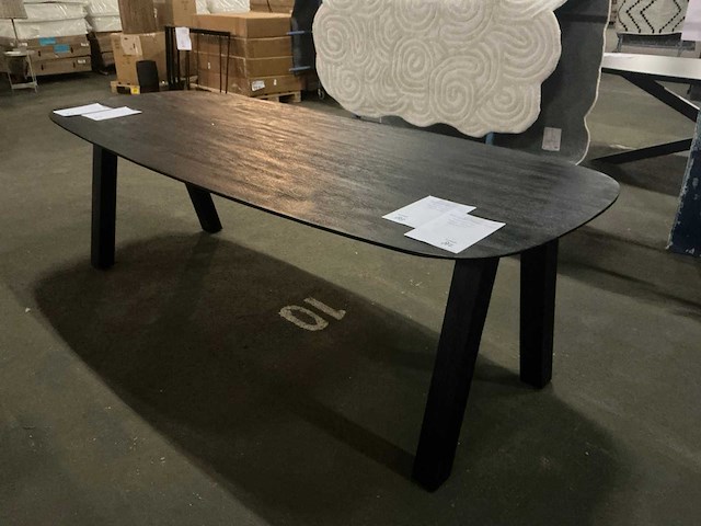 Gigameubel sensi deens ovaal eetkamertafel 200cm - afbeelding 1 van  5