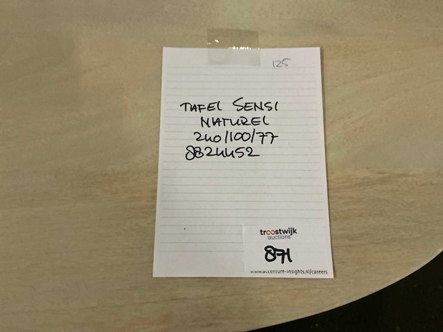 Gigameubel sensi eetkamertafel 240cm - afbeelding 4 van  4