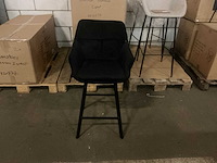 Gigameubel shannon zwart 8820737 barstoel (2x) - afbeelding 2 van  5