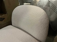 Gigameubel swivel teddy beige fauteuil - afbeelding 2 van  4