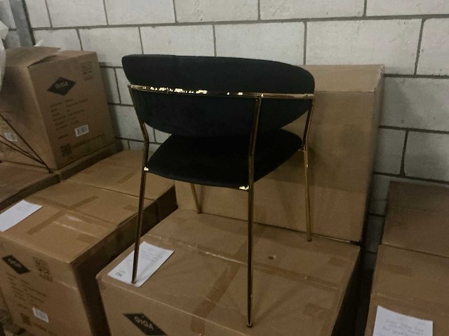 Gigameubel turin luxe eetkamerstoel (4x) - afbeelding 5 van  6