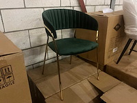 Gigameubel turin luxe eetkamerstoel (4x) - afbeelding 3 van  5
