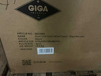 Gigameubel turin luxe eetkamerstoel (4x) - afbeelding 5 van  5