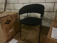 Gigameubel turin luxe eetkamerstoel (6x) - afbeelding 1 van  6