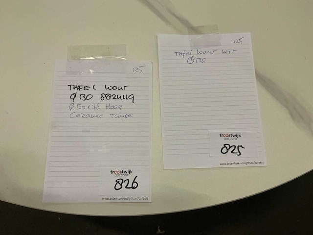 Gigameubel wout eetkamertafel 130cm - afbeelding 3 van  4