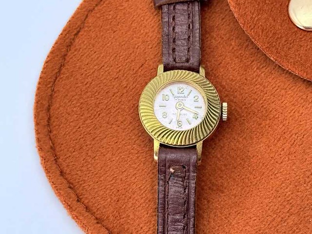 Gigandet gold filled mechanisch dameshorloge - afbeelding 1 van  6