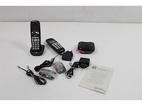 Gigaset a220 duo v2 duo dect telefoon simpel in gebruik zwart - afbeelding 2 van  3