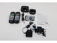 Gigaset a220 duo v2 duo dect telefoon zwart - afbeelding 2 van  3